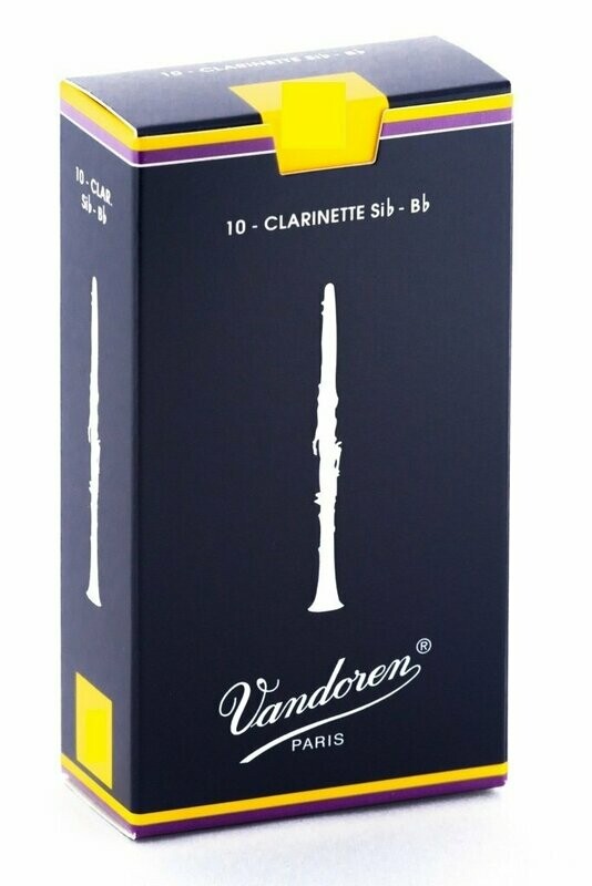 Vandoren Traditional per clarinetto si bemolle - Scatola ance da 10 pezzi