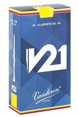 Vandoren V21 per clarinetto si bemolle - Scatola ance da 10 pezzi