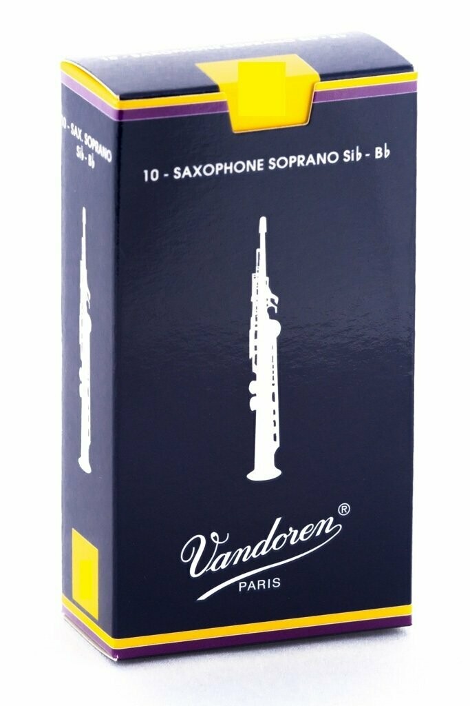 Vandoren Traditional ance per sax soprano - Scatola con 10 pezzi