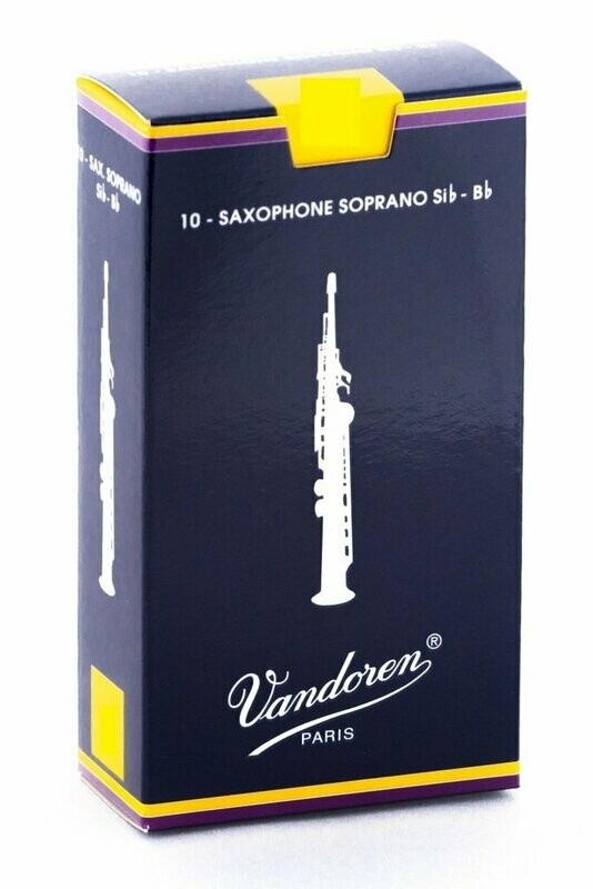 Vandoren Traditional ance per sax soprano - Scatola con 10 pezzi