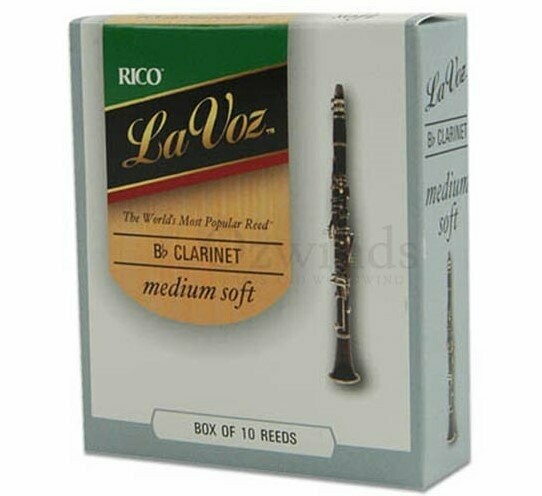 Rico La Voz med-soft per clarinetto si bemolle - Scatola ance da 10 pezzi