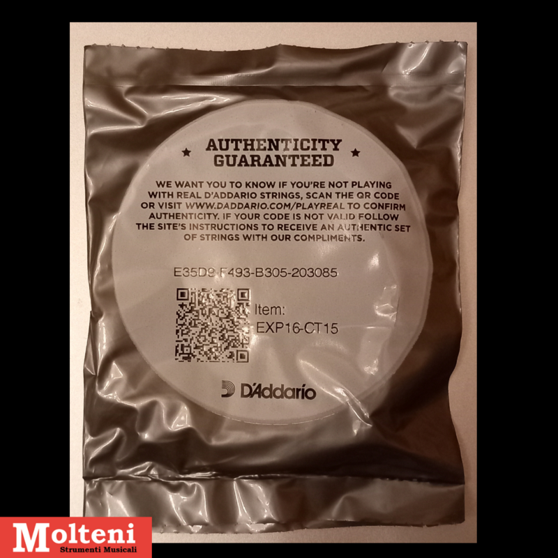 D'Addario EXP16 sigillate Set corde chit acustica/folk 12-53