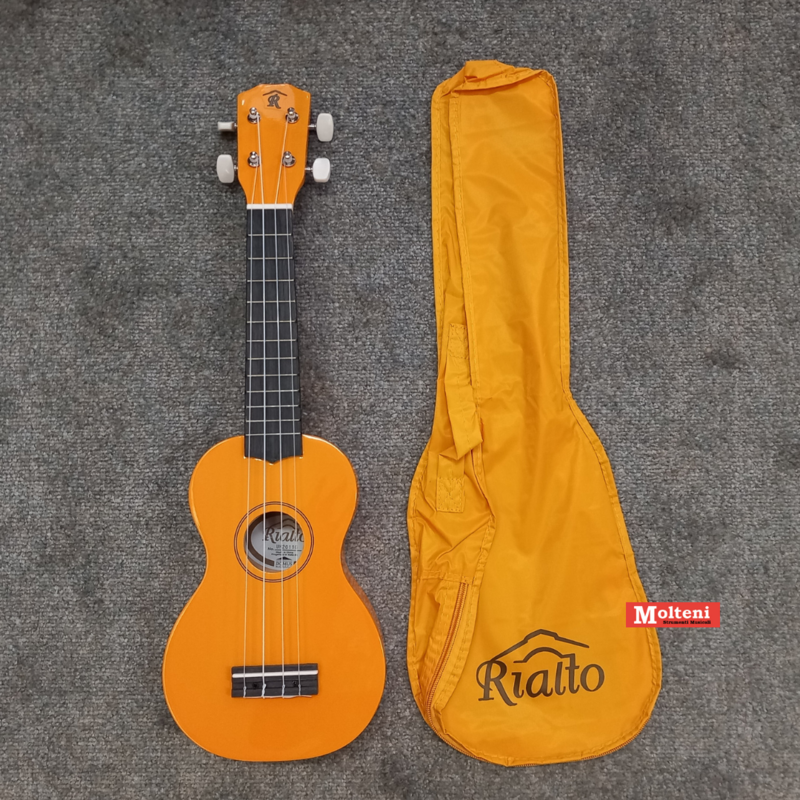 Rialto UM2011G - Ukulele soprano giallo