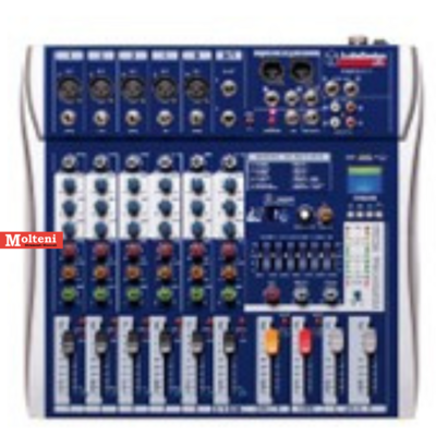 ​Audiodesign Pro PAMX2.511 - Mixer compatto con multieffetto DSP e Bluetooth