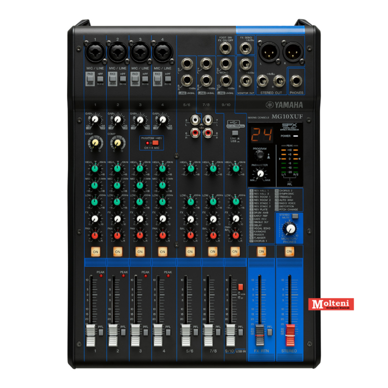 ​Yamaha MG10XUF - Mixer 10 canali con multieffetto DSP