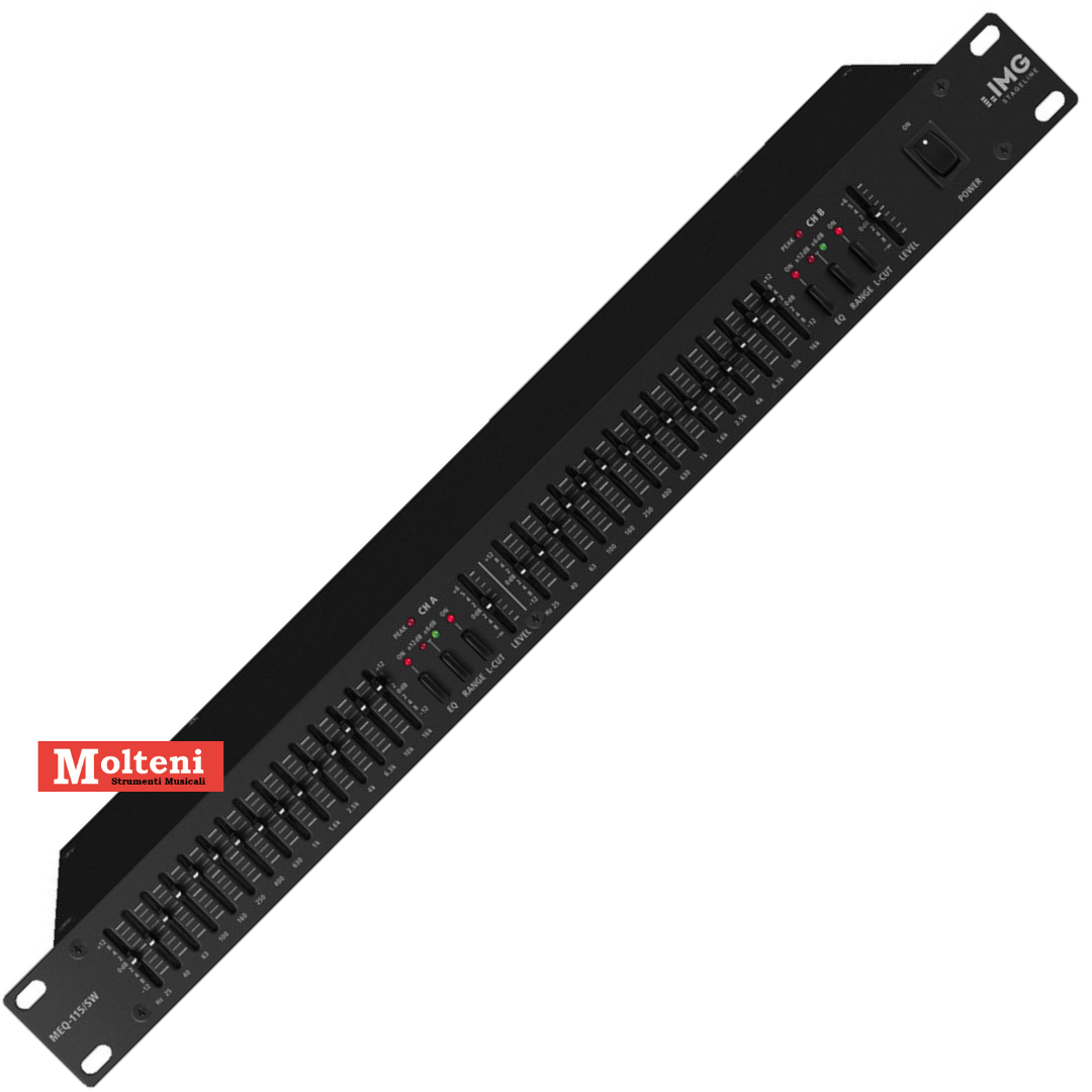IMG MEQ-115/SW Equalizzatore grafico 2x15