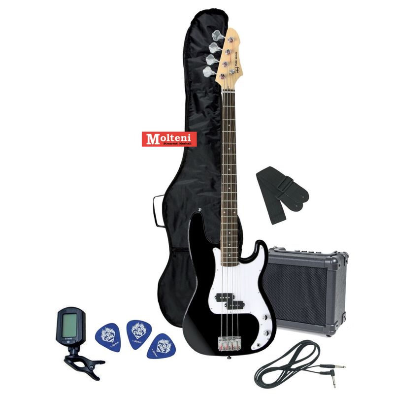Gewapure Pack basso elettrico + ampli + accessori