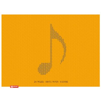 Quaderno pentagrammato rigo standard MB366