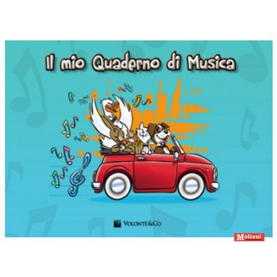 Quaderno pentagrammato rigo largo MB360