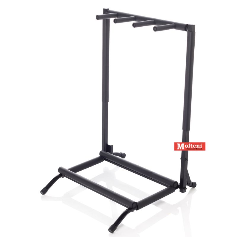 Bespeco Kanga03n - Supporto a rastrelliera ripiegabile per 3 chitarre e/o bassi