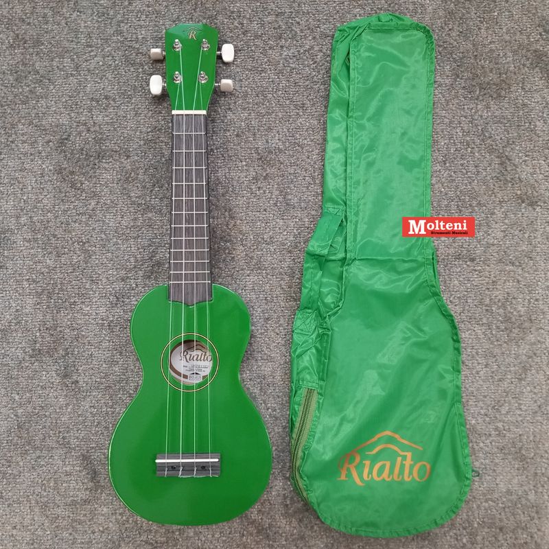 Rialto UM2011V verde - Ukulele soprano
