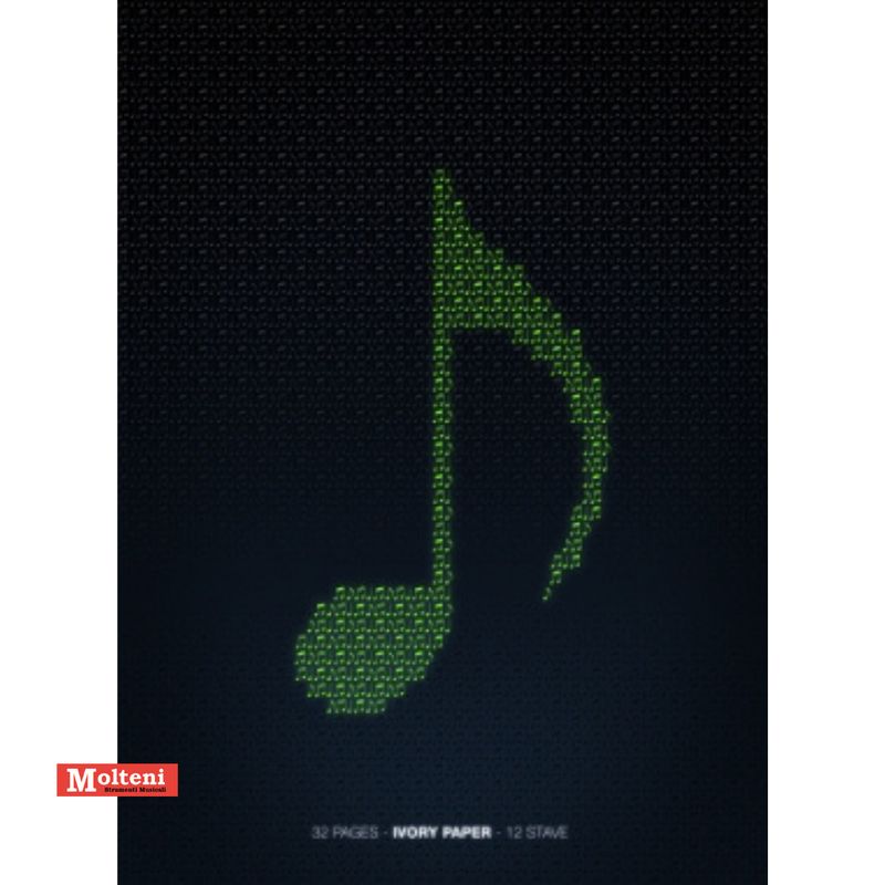 Quadernone pentagrammato formato A4 - MB363