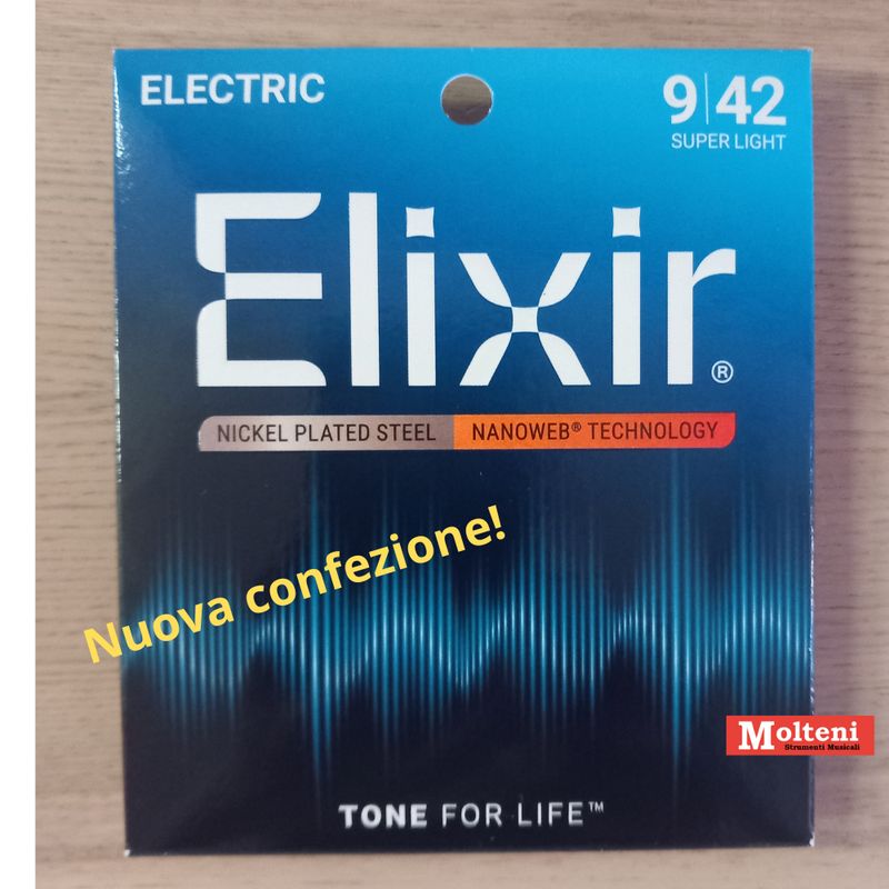 Elixir 12002 - Set corde per chitarra elettrica 9-42