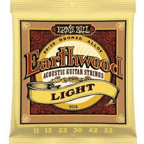 Ernie Ball Earthwood 2004 Set corde chit acustica/folk 11-52 Bronze