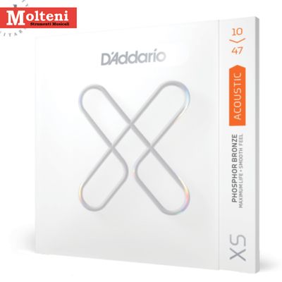 D'Addario XSAPB1047 - Set corde per chitarra acustica/folk 10-47 D'Addario XSAPB1047 - Set corde per chitarra acustica/folk 10-47
