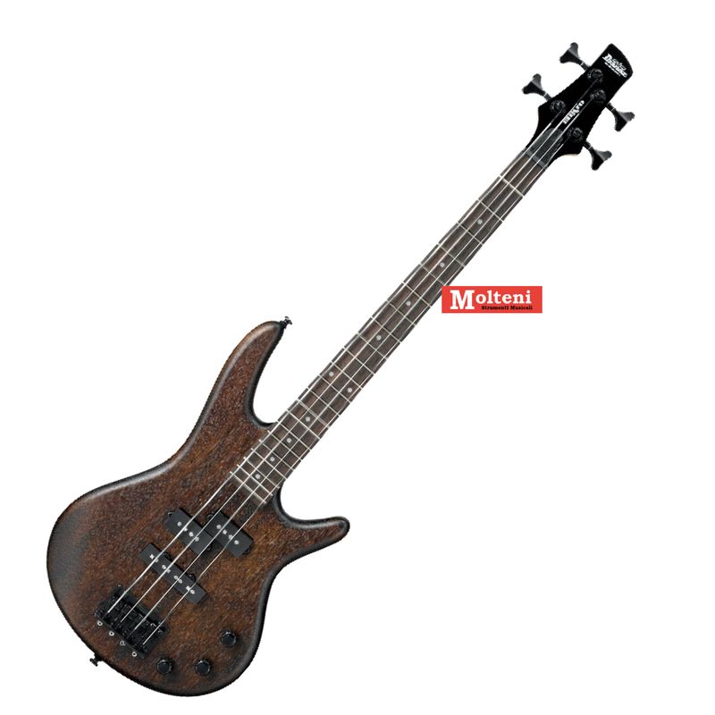 Ibanez GSRM20B-WNF Mikro basso elettrico ridotto scala corta colore legno satinato