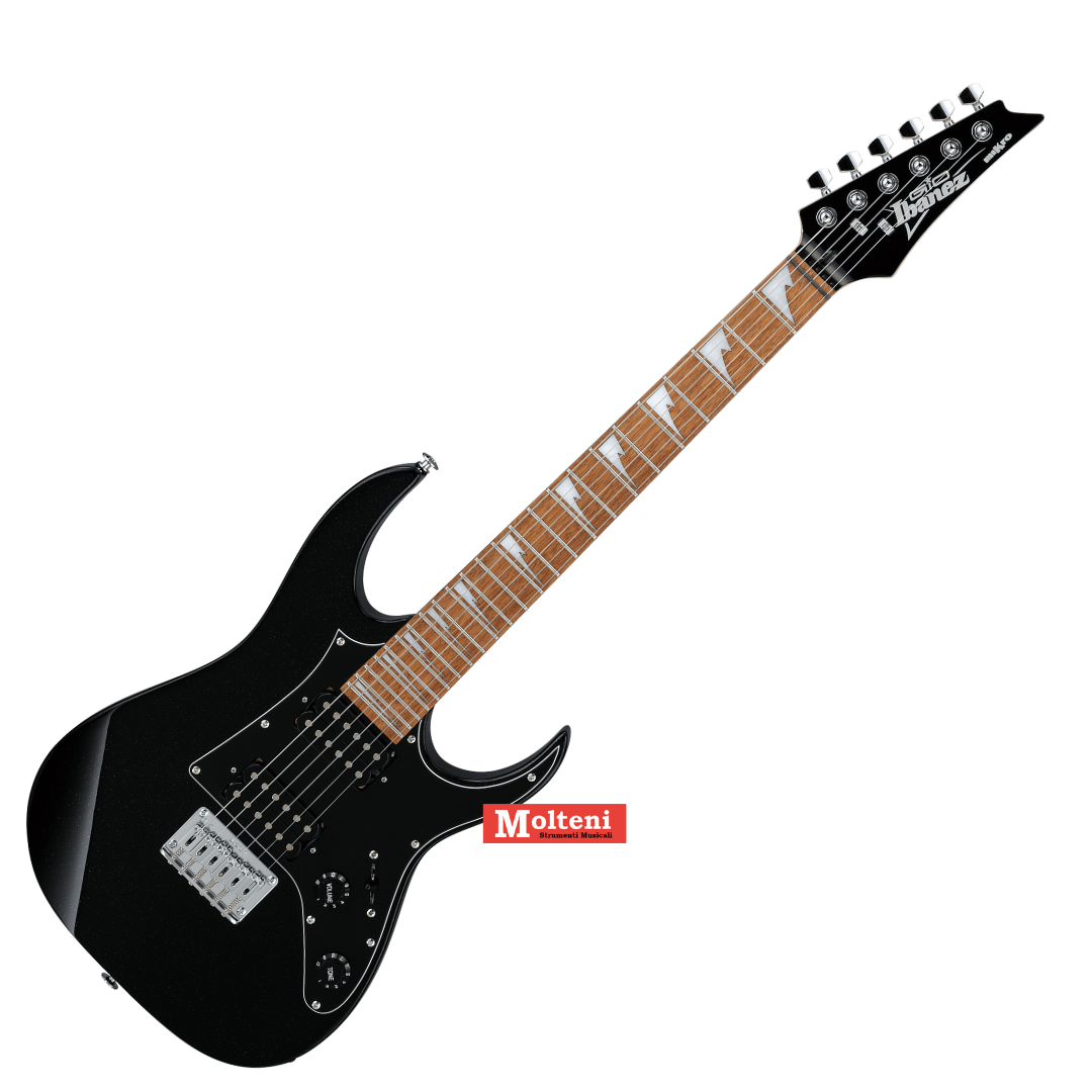 Ibanez GRGM21M-BKN MIKRO nera - Chitarra elettrica ridotta Ibanez GRGM21M-BKN MIKRO nera - Chitarra elettrica ridotta