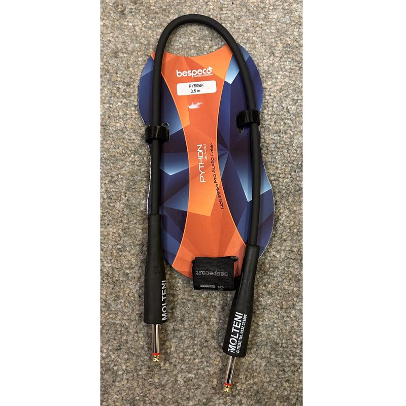 Bespeco PY50 – Cavo jack 6,3 mono – jack 6,3 mono mt. 0,5