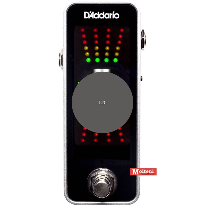 D'Addario CT-20 accordatore (tuner) a pedale
