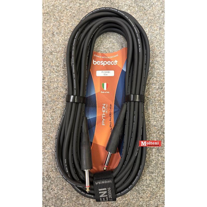 Bespeco PY1000 – Cavo jack 6,3 mono – jack 6,3 mono mt. 10