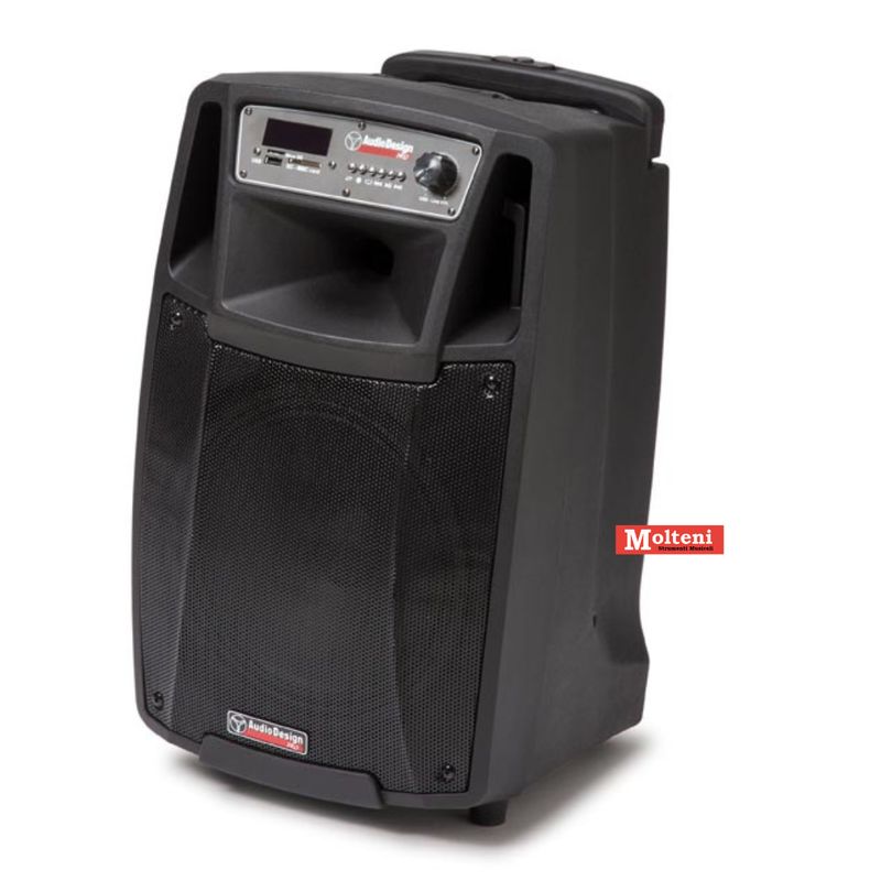 AUDIODESIGN M215 W/L CASSA 750W A BATTERIA CON 2 RADIOMICROFONI