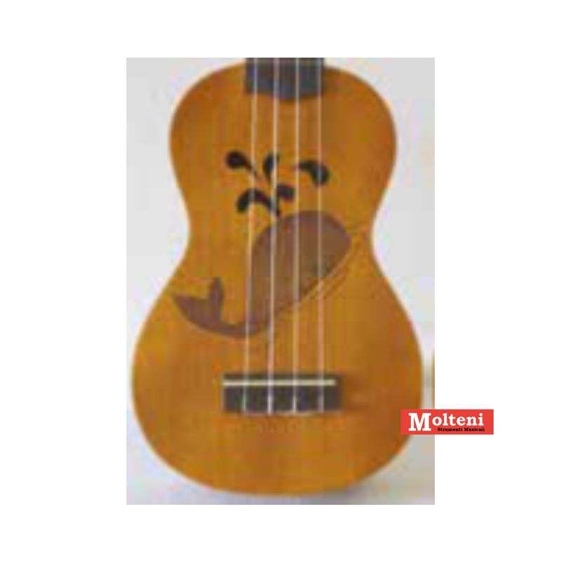 RIALTO UM2050BA - Ukulele soprano con incisione balena