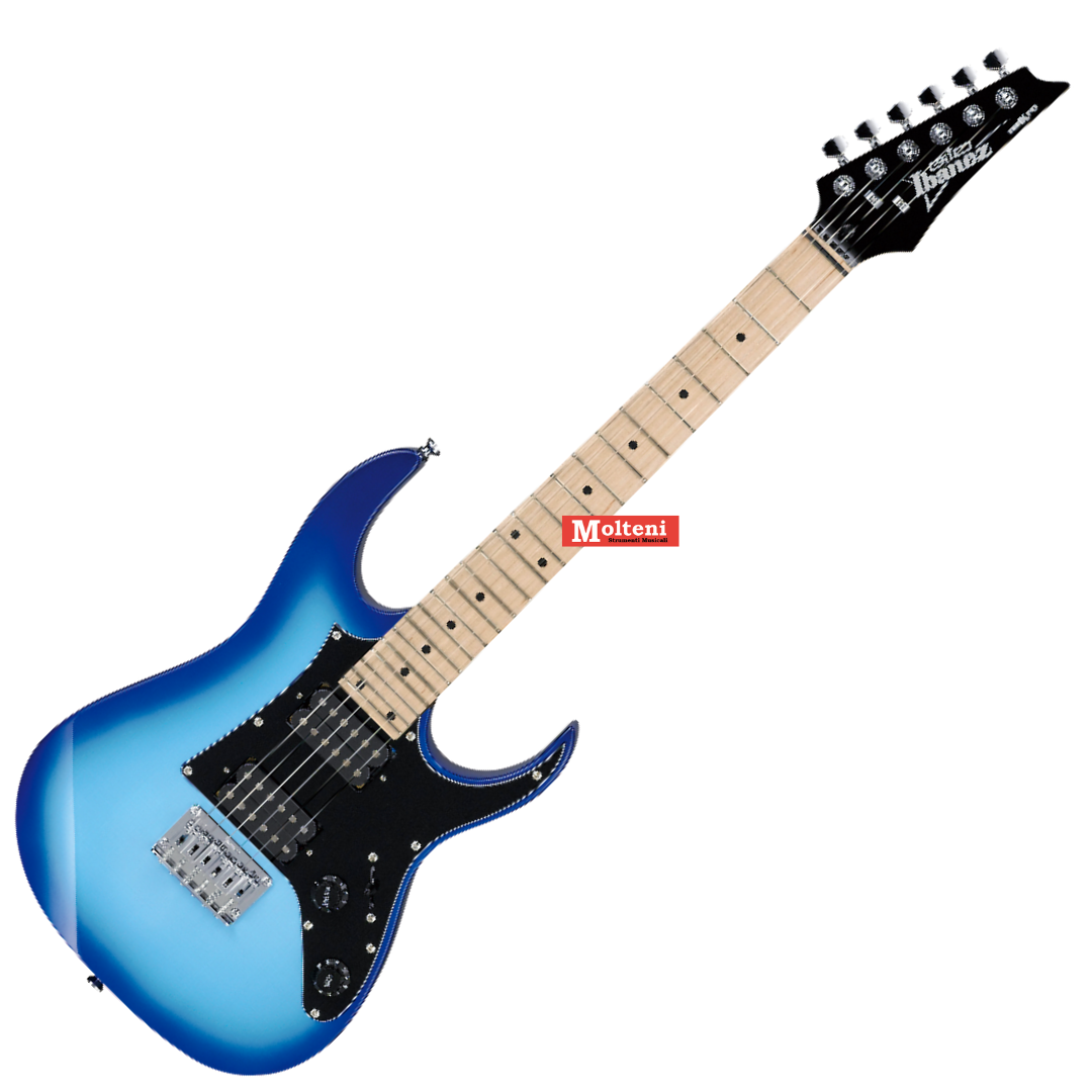 Ibanez GRGM21M-BLT MIKRO blu - Chitarra elettrica ridotta Ibanez GRGM21M-BLT MIKRO blu - Chitarra elettrica ridotta