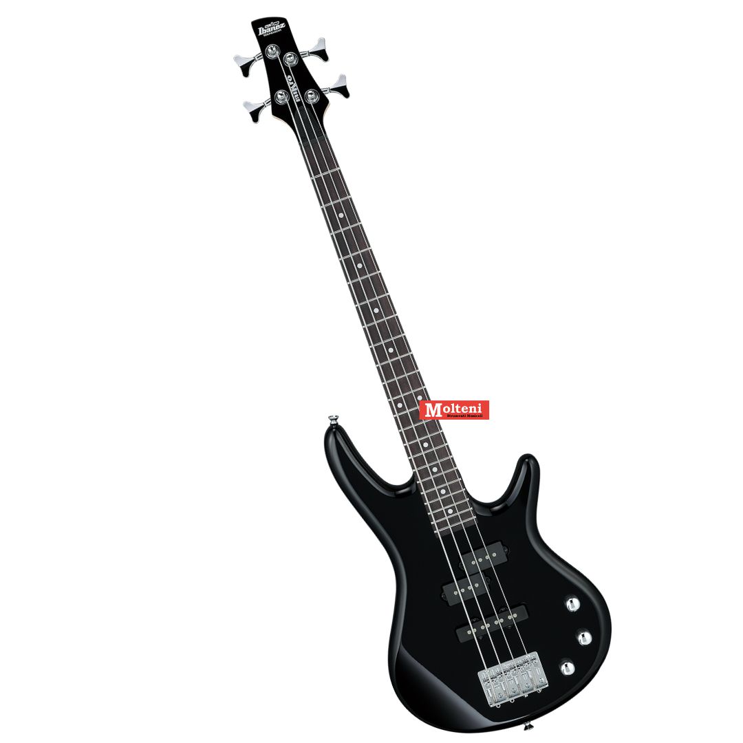 Ibanez GSRM20-BK Mikro - Basso elettrico ridotto scala corta - Colore nero lucido Ibanez GSRM20-BK Mikro - Basso elettrico ridotto scala corta - Colore nero lucido