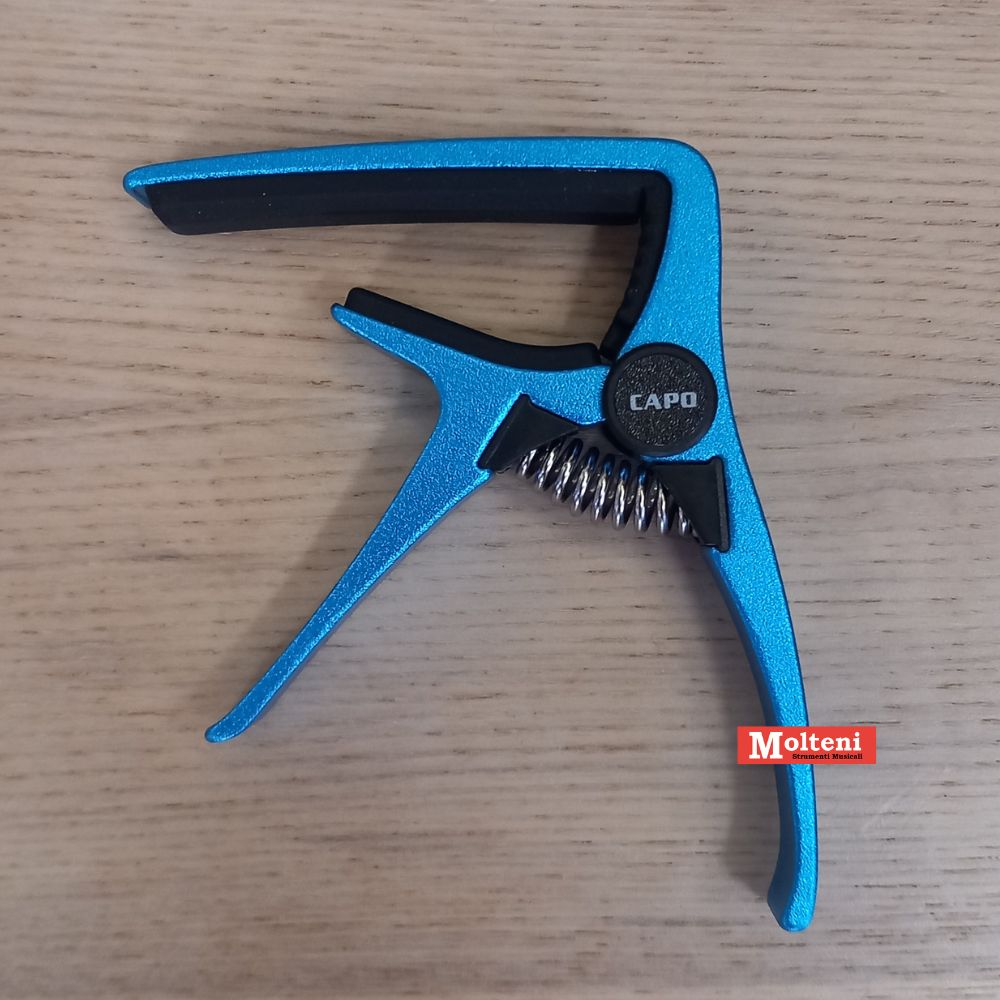 RParts Capotasto mobile per chitarra acustica/folk - Colore blu