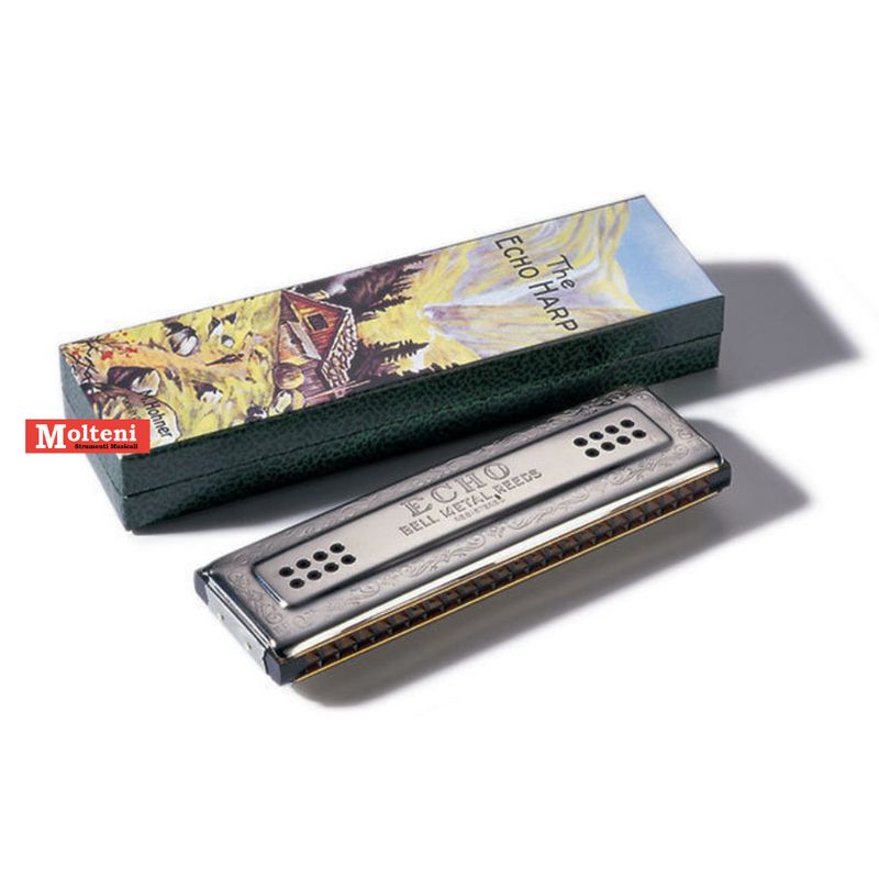 Hohner EchoHarp 56/96 Armonica tremolo in DO-SOL (C-G)