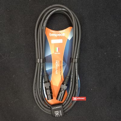 Bespeco PYMB450BK – Cavo XLR-XLR mt. 4,5 per microfono o cassa amplificata