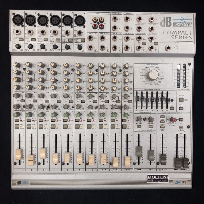 ​DB Compact series 214 Mixer 14 canali con effetti - USATO