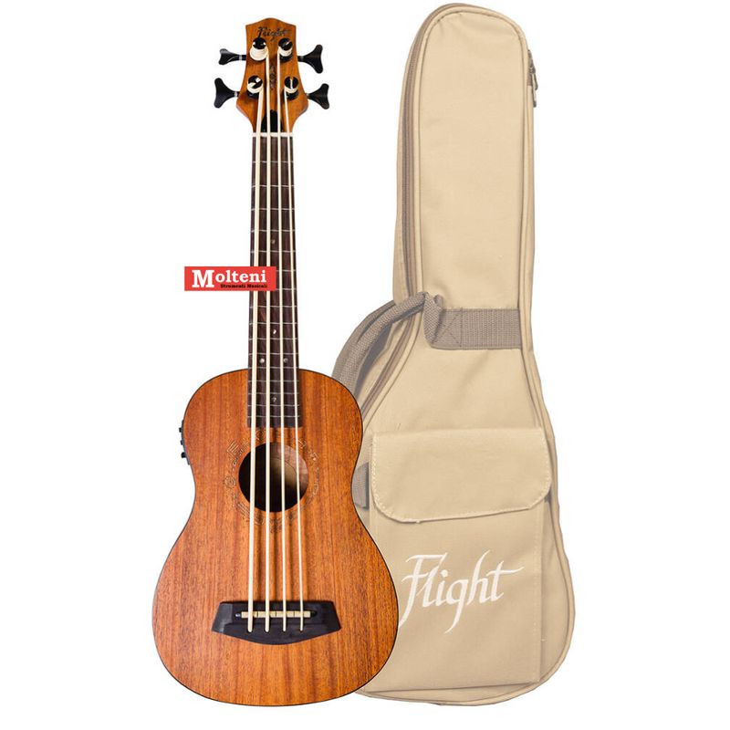 Flight DUBS MAH – Ukulele basso elettrificato con borsa