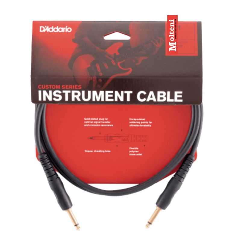 D'Addario PW-G-15 – Cavo jack 6,3 mono – jack 6,3 mono mt. 4,5