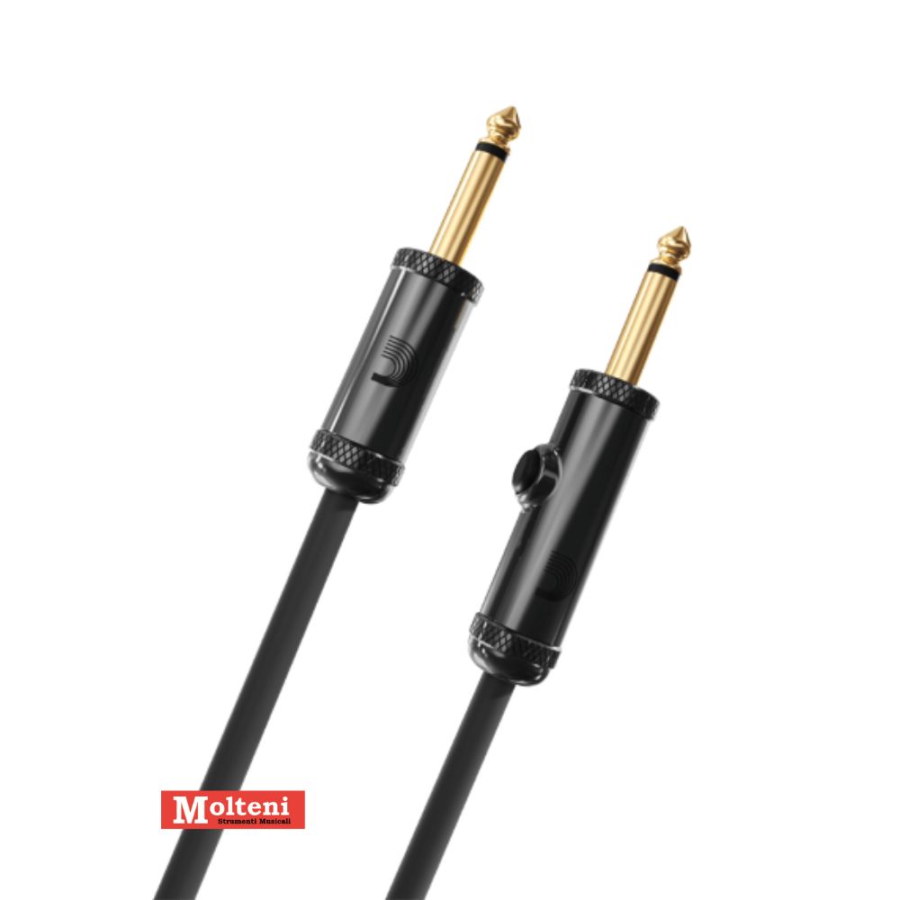 D'Addario PW-AG-15 – Cavo circuit breaker  jack 6,3 mono – jack 6,3 mono mt. 4,5