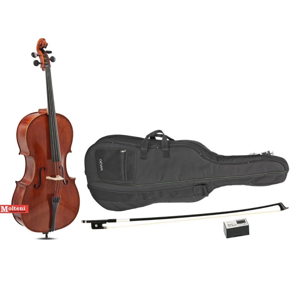 Gewa Violoncello Sonata Europa 4/4 con arco in carbonio e borsa imbottita Gewa Violoncello Sonata Europa 4/4 con arco in carbonio e borsa imbottita