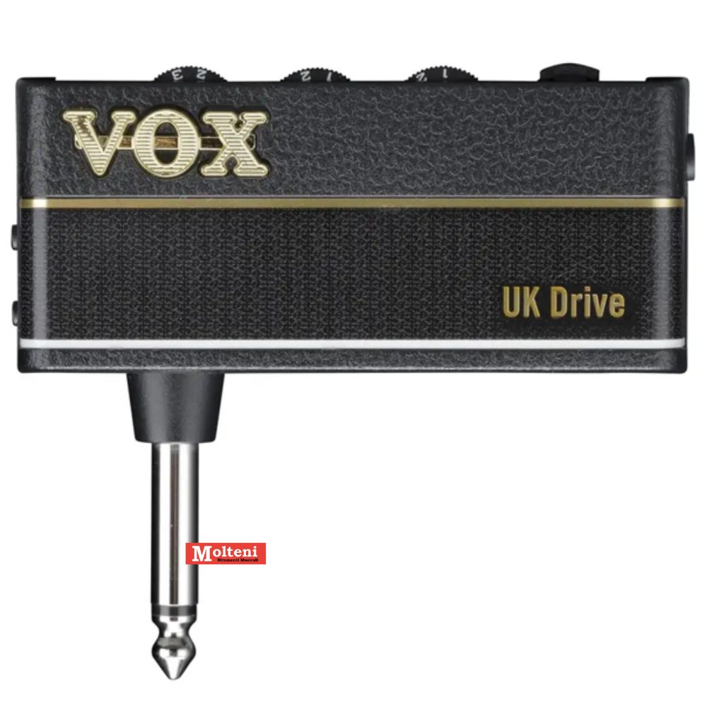 VOX Amplug 3 UK Drive - Amplificatore per cuffie per chitarre elettrica VOX Amplug 3 UK Drive - Amplificatore per cuffie per chitarre elettrica