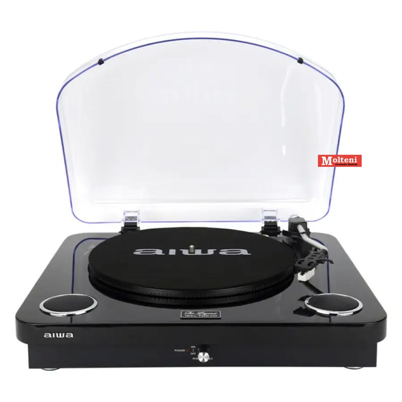 AIWA - LPS-25BK giradischi - Colore nero