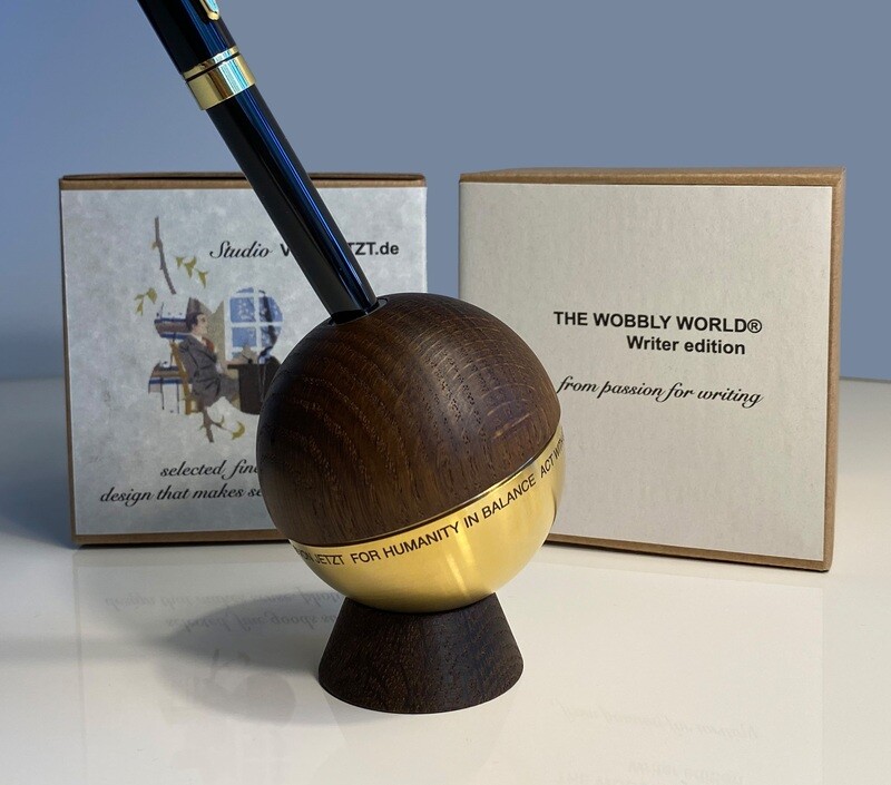 THE WOBBLY WORLD®  Peace Writer limited edition
