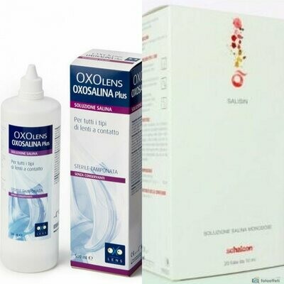 Soluzione salina lenti morbide multidose e monodose