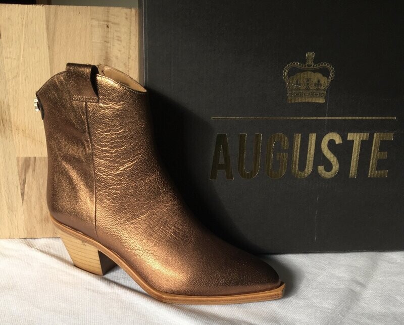Auguste metallic Cobalto pistol boot Auguste metallic Cobalto pistol boot
