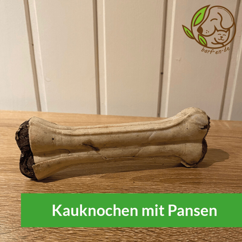 Kauknochen mit Pansen