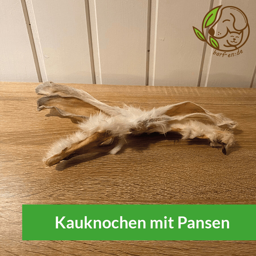 Kaninchenohren mit Fell