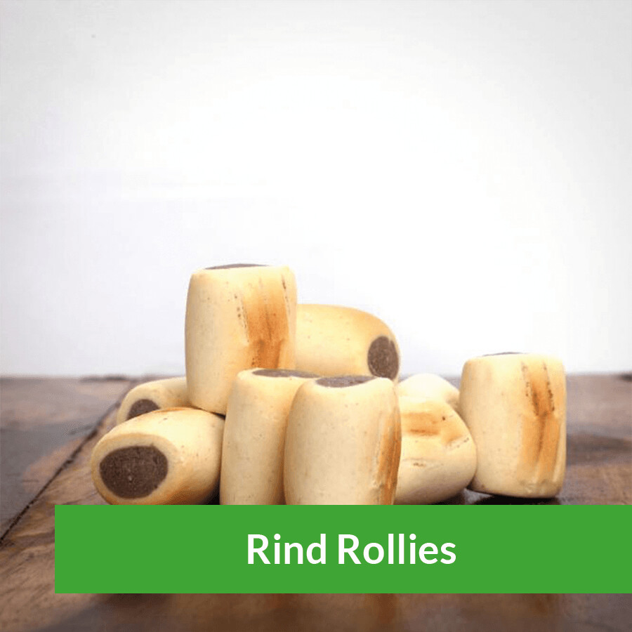 Rindfleisch Rollies, 500 g für Hunde