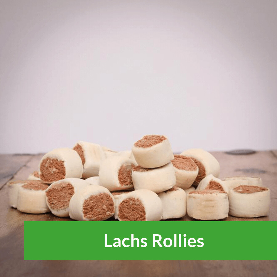 Lachs Rollies für Hunde 500 g