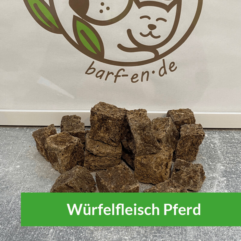 Würfelfleisch Pferd 250 g