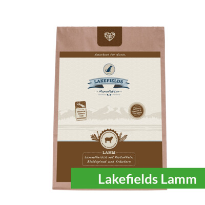 Lakefields Lamm Trockenfleisch Menü