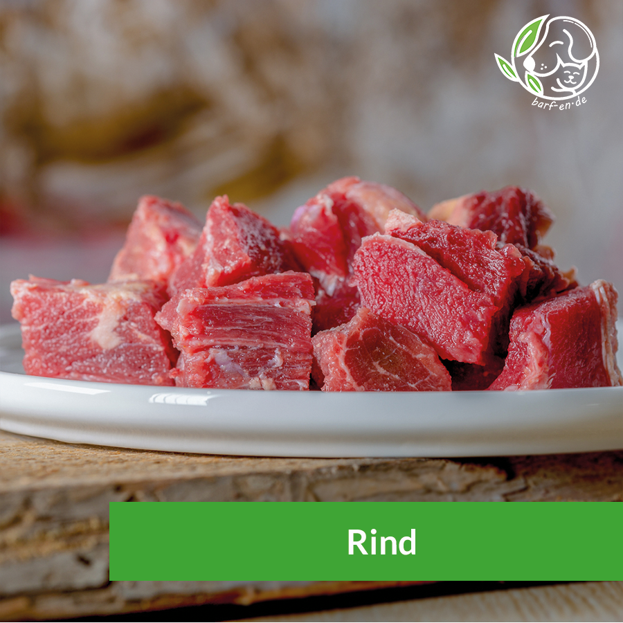 Barfgold Rindermuskelfleisch durchw.  1.000g