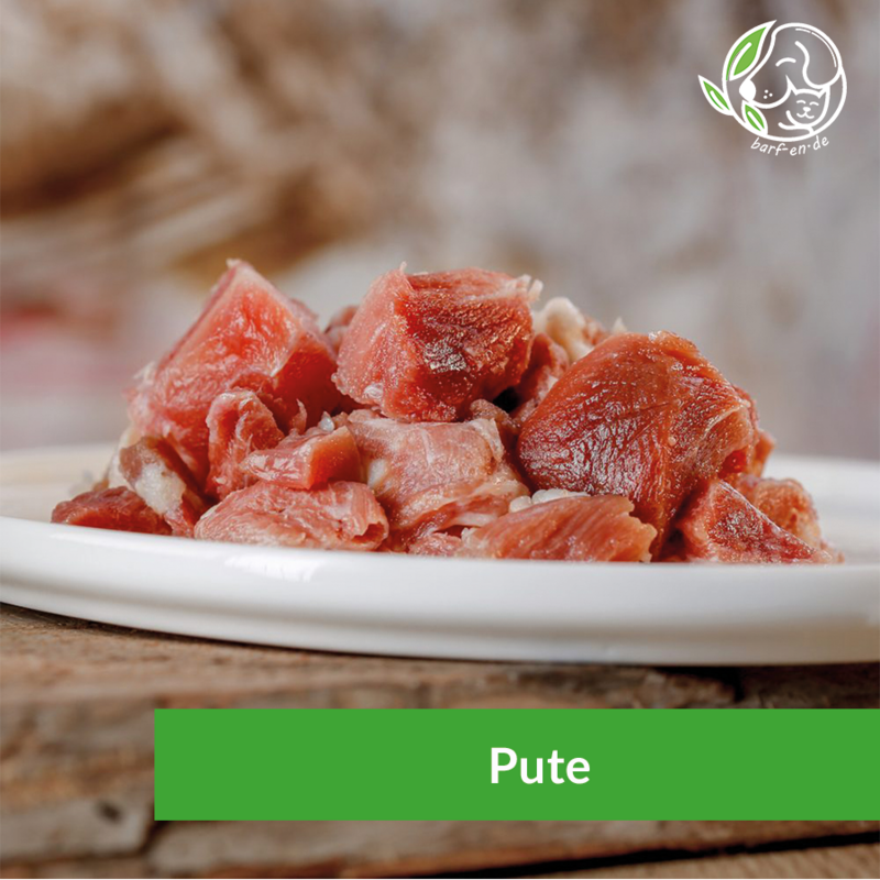 Barfgold Putenmuskelfleisch stückig 1.000g Barfgold Putenmuskelfleisch stückig 1.000g