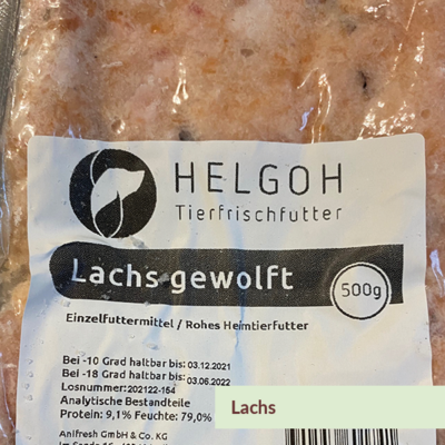 Helgoh Lachs, gewolft 500 g